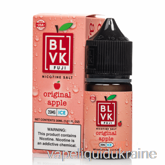 Vape Ukraine Original Apple Ice - BLVK Fuji Salts - 30mL 35mg